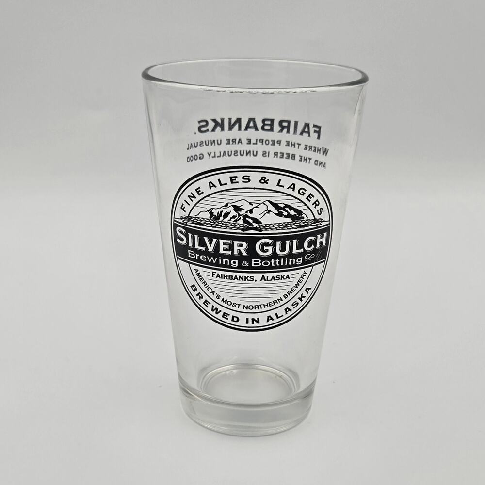 Silver Gulch Brewing & Bottling Co Fairbanks Alaska Pint Glass
